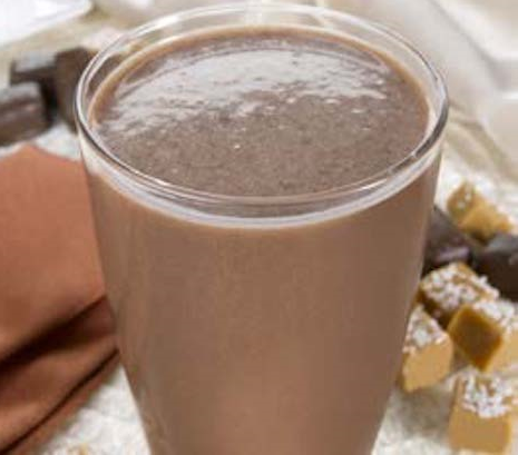 chocolate salted caramel protein shake