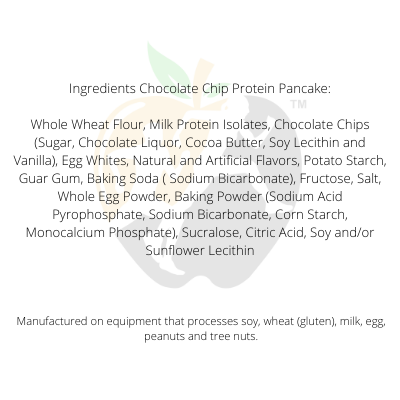chocolate chip protein pancake ingredients