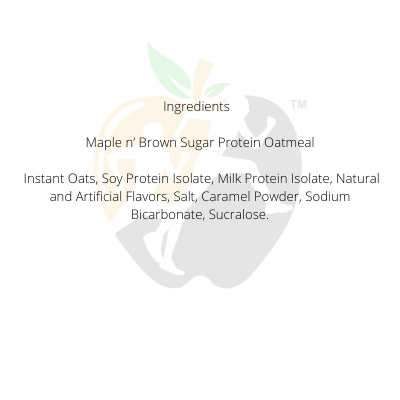 maple n brown sugar protein oatmeal