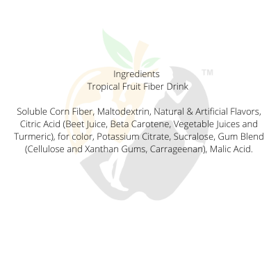 tropical fiber drink