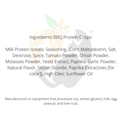 BBQ protein crisps ingredients